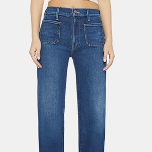 NWT MOTHER The Lil Patch Pocket Rambler Zip Sneak Sz 26P